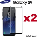 2 قطعة طبقة رقيقة واقية من الزجاج المقوى لهاتف Samsung Galaxy S9 18