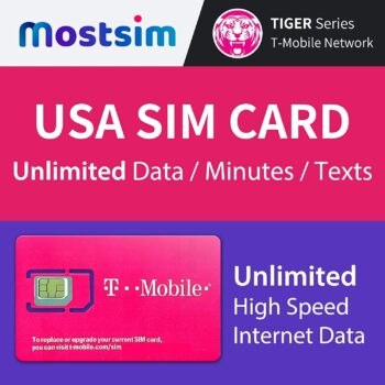 Mostsim - بطاقة T-Mobile USA SIM 4