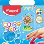 MAPED - Color'Peps 4 أواني من طلاء الأصابع للأطفال 10