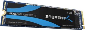 Sabrent M.2 NVME SSD 512Go 4