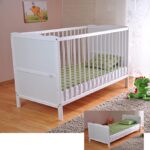 Lullaby Store - سرير أطفال قابل للتحويل إلى سرير طفل صغير 9