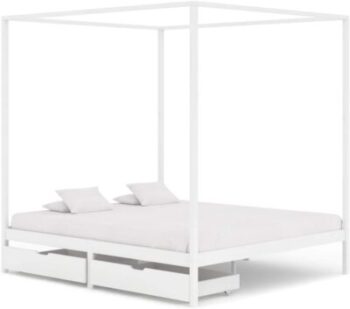 VidaXL - سرير مظلة من خشب الصنوبر 1