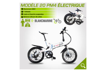 Blancmarine 20PM4 دراجة كهربائية قابلة للطي 7