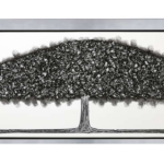 شجرة قماشية مرسومة باليد ومنقوشة - 63 × 163 سم 11