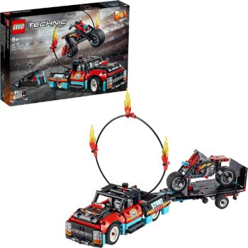 LEGO Technic 42106 - عرض ألعاب الشاحنات والدراجات النارية 24