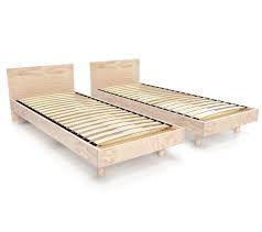 ABC أثاث سرير مزدوج من الخشب الصلب 2