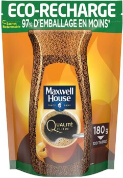 عبوة إعادة تعبئة القهوة القابلة للذوبان في البيئة Maxwell House 8