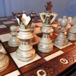 مجموعة شطرنج خشبية من دفتر الشطرنج 12