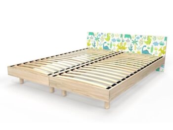 VDDino سرير مزدوج من الخشب الصلب 1