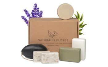 Naturalis Flores - صندوق من 6 صابون صلب عضوي وشامبو 3