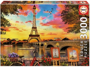 Educa Sunset in Paris - 3000 قطعة 23