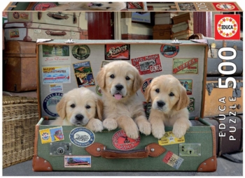 Educa Puppies in Luggage - 500 قطعة 3