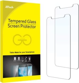 2 قطعة واقي شاشة من الزجاج المقوى لهاتف iPhone 11 Pro MAX و iPhone XS MAX JETech 2