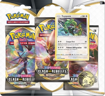 Pokémon Sword and Shield-Clash of the Rebels (EB02): حزمة 3 حزم معززة ، 3PACK01EB02 3
