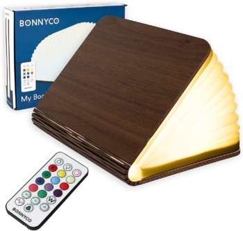 مصباح كتاب LED خشبي قابل للطي من Bonnyco 51