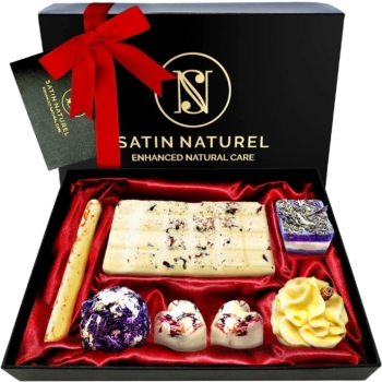 Satin Naturel - صندوق هدايا مكون من 7 قنابل استحمام عضوية 35