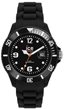 ساعة سوداء بحزام سيليكون Ice-Watch 103