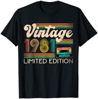 تي شيرت فينتاج 1981 إصدار محدود 3