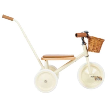Tricycle beige en métal Banwood